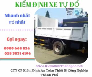 Hình ảnh kiểm định xe tự đổ