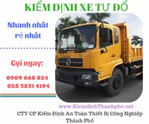 Hình ảnh kiểm định xe tự đổ