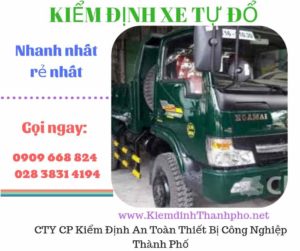 Hình ảnh kiểm định xe tự đổ