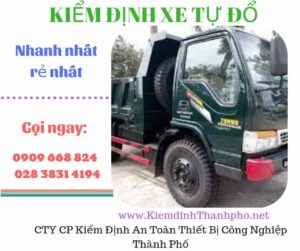 Hình ảnh kiểm định xe tự đổ