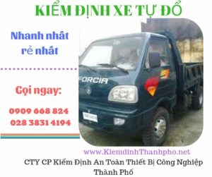 Hình ảnh kiểm định xe tự đổ