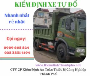 Hình ảnh kiểm định xe tự đổ