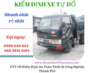 Hình ảnh kiểm định xe tự đổ