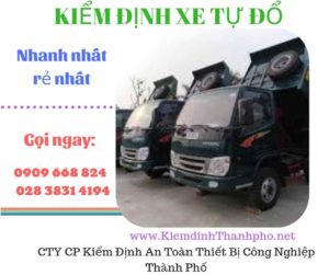 Hình ảnh kiểm định xe tự đổ