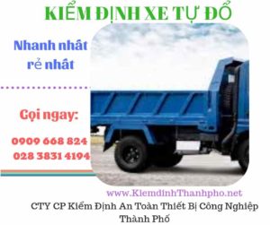 Hình ảnh kiểm định xe tự đổ