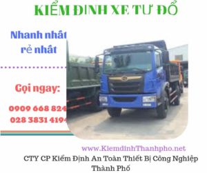 Hình ảnh kiểm định xe tự đổ