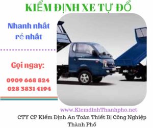 Hình ảnh kiểm định xe tự đổ