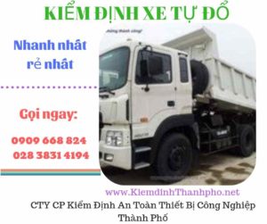 Hình ảnh kiểm định xe tự đổ