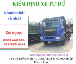 Hình ảnh kiểm định xe tự đổ