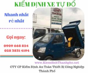 Hình ảnh kiểm định xe tự đổ