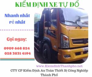 Hình ảnh kiểm định xe tự đổ