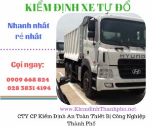 Hình ảnh kiểm định xe tự đổ