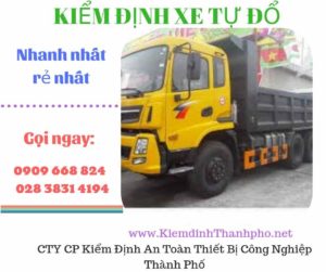 Hình ảnh kiểm định xe tự đổ