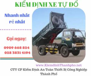 Hình ảnh kiểm định xe tự đổ