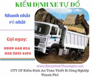 Hình ảnh kiểm định xe tự đổ