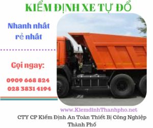 Hình ảnh kiểm định xe tự đổ