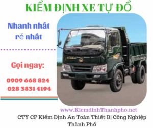 Hình ảnh kiểm định xe tự đổ