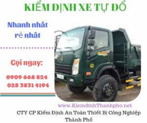 Hình ảnh kiểm định xe tự đổ