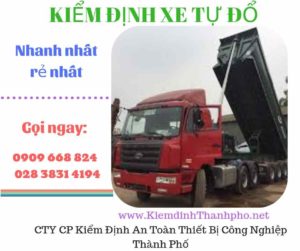 Hình ảnh kiểm định xe tự đổ