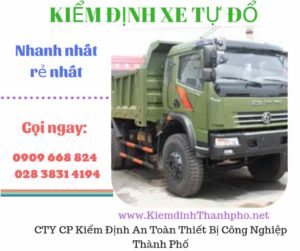 Hình ảnh kiểm định xe tự đổ