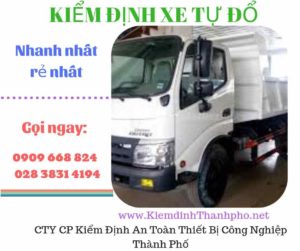 Hình ảnh kiểm định xe tự đổ