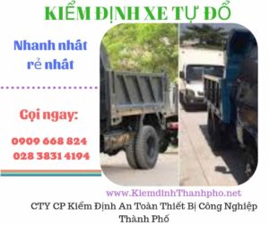 Hình ảnh kiểm định xe tự đổ