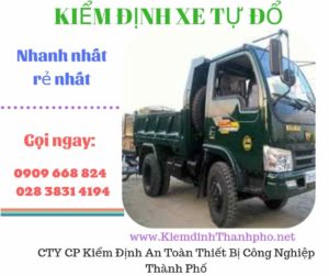 Hình ảnh kiểm định xe tự đổ