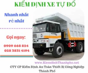 Hình ảnh kiểm định xe tự đổ