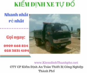 Hình ảnh kiểm định xe tự đổ