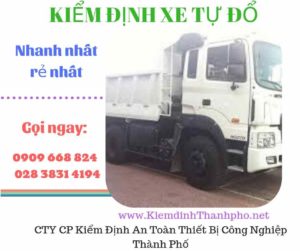 Hình ảnh kiểm định xe tự đổ