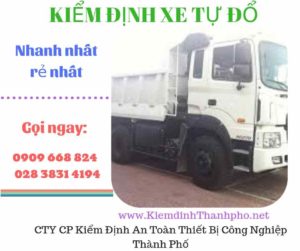 Hình ảnh kiểm định xe tự đổ