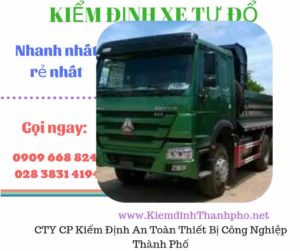 Hình ảnh kiểm định xe tự đổ