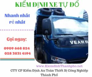 Hình ảnh kiểm định xe tự đổ