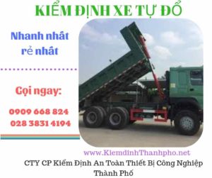 Hình ảnh kiểm định xe tự đổ