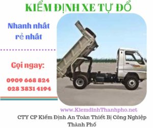 Hình ảnh kiểm định xe tự đổ