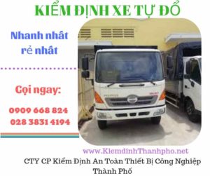 Hình ảnh kiểm định xe tự đổ