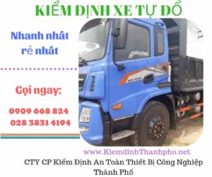 Hình ảnh kiểm định xe tự đổ