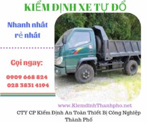 Hình ảnh kiểm định xe tự đổ