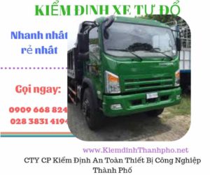 Hình ảnh kiểm định xe tự đổ