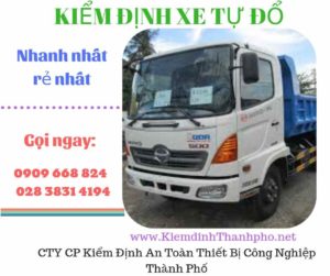 Hình ảnh kiểm định xe tự đổ