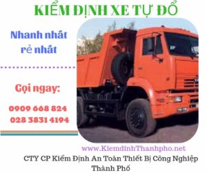 Hình ảnh kiểm định xe tự đổ