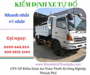 Hình ảnh kiểm định xe tự đổ