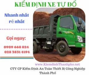 Hình ảnh kiểm định xe tự đổ