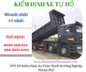 Hình ảnh kiểm định xe tự đổ