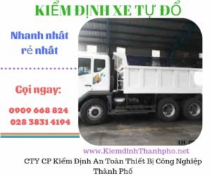 Hình ảnh kiểm định xe tự đổ