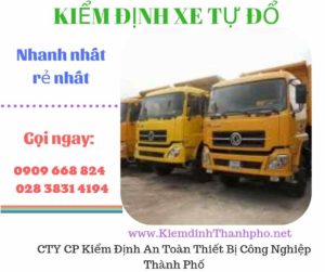 Hình ảnh kiểm định xe tự đổ