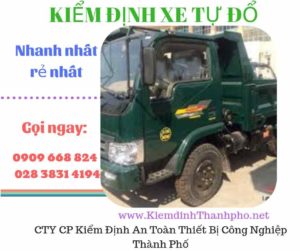 Hình ảnh kiểm định xe tự đổ