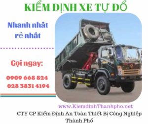 Hình ảnh kiểm định xe tự đổ