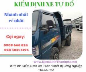 Hình ảnh kiểm định xe tự đổ