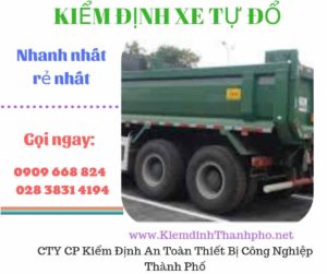 Hình ảnh kiểm định xe tự đổ